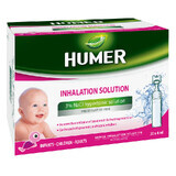 Solución hipertónica para inhalador, 30 monodosis, Humer