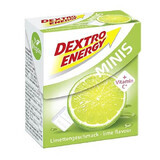 Dextro Minis Lima Dextrosa Pastilla, 50g, Dextro Energy