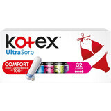 Tampoane Super UltraSorb, 32 bucati, Kotex