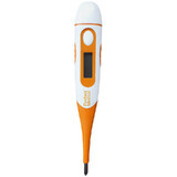 Termómetro digital con cabezal flexible PM-06N, Naranja, Perfect Medical