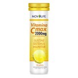 Vitamina C effervescente con estratto di rosa canina Max 2000, 15 compresse, Novolife