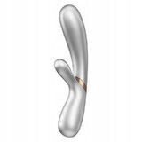 Satisfyer Hot Lover bunny vibrator Argent