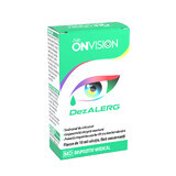 Solución oftálmica para ojos secos Onvision Dezalerg, 10 ml, Sun Wave Pharma