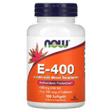 Vitamina E 400 D-Alfa, 100 cápsulas blandas, Now Foods