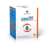 Solución de rehidratación oral para niños ORS Kids Bleu, 10 sobres x 5,5 g, Bleu Pharma