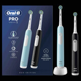 Oral-B EK Duo Pro Series 1 Negro y Azul Caribe