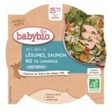 Babybio vegetable menu with salmon and rice 260 g