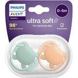 Philips Philips Avent Ultrasoft Premium Neutral Soother 0-6m 2 pcs