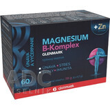 Magnesio Complejo B glenmark + zinc 60 comprimidos