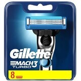 Testine di ricambio Gillette Mach3 Turbo 8 pezzi