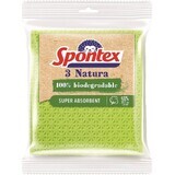 Toallitas esponjosas Spontex Nature 3 uds.