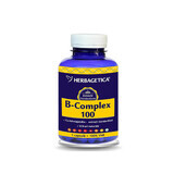 Complejo B 100, 120 cápsulas, Herbagetica