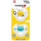 Medela uniseks fopspeen Medela 6-18m 2 stuks