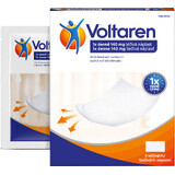 Voltaren esparadrapo medicamentoso 1 vez al día para el dolor de espalda, muscular y articular 5 piezas