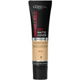 L'Oréal Paris Infaillible 32H Matte Cover 200 Arena dorada, cobertura maquillaje 30 ml