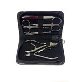 Surgana Set de manucure pour hommes, argent 6 pcs