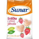 Sunar Baby Chips Erdbeerherzen 50 g