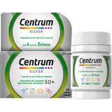 Centrum Silver 50+ fără gluten, 30 comprimate