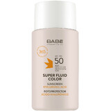 Babé SUPER FLUIDO DE COLOR SPF50 fluido facial con color para todo tipo de pieles 50 ml