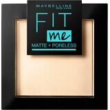 Maybelline New York Puder Fit me! Matt + Porenlos, Farbton 115 Elfenbein 9 g