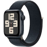 Apple Watch SE GPS 40 mm aluminium behuizing met sportlus, middernacht middernacht