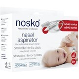 Nosko Extractor de esputo de plástico con cabezal blando, acoplable a un aspirador