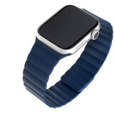 Vast Siliconenbandje met magnetische sluiting voor Apple Watch 38/40/40/41mm blauw