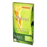 Samtige Aloe Vera Body Waxing Strips, 12 Stück, Karaver