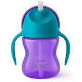 Philips Avent Cană cu pai de la 9 luni cu mânere fată 200 ml