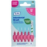 Cepillo interdental TePe Original 0,4 mm rosa 6 uds.