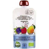 Rudolfs Organic Fruit gluten-free blueberries, pears, raspberries with yogurt 110 g