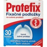 Protefix Almohadillas de fijación para placa de retención de prótesis superior 30 uds.