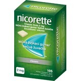 Nicorette ® Classic Gum 2 mg, chicle medicinal 105 unidades