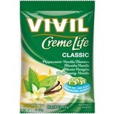 Bombones Vivil Bombones Creme Life Clásico Vainilla Menta Crema de Vainilla Gotas sin Azúcar 110 g