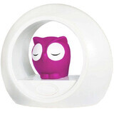 Yookidoo Owl LOU pink - night light with cry sensor