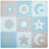 MoMi SKY SKY alfombrilla de espuma azul para puzzles