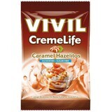 Vivil Bonbons Creme Life Picături clasice cu aromă de caramel-hazelnut-nucă fără zahăr 110 g