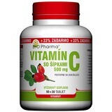 Bio Pharma Vitamina C con rosa canina 500 mg 120 compresse