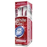 White Glo pasta dentífrica profesional + cepillo de dientes y cepillo interdental gratuitos 150 g