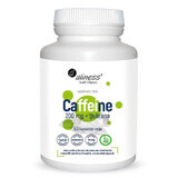 Cafeína 200 mg con guaraná, 100 cápsulas vegetales, Aliness