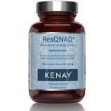 ResQNAD Resveratrol & Quercetina & NAD+ (resveratrol, quercetina, NAD) (60 cápsulas) Kenay