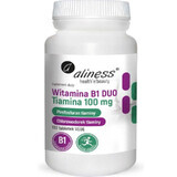 Vitamina B1 (tiamina) DUO 100 mg (100 comprimidos vegetales) Aliness