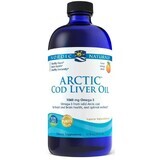 Arctic Cod Liver Oil Naranja. 1060mg Aceite de hígado de bacalao salvaje 473 ml, Nordic Naturals