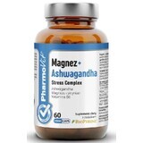 Magnésium + Ashwagandha Stress Complex 60 gélules PharmoVit Clean Label