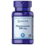 Niacinamida (amida de ácido nicotínico) 500 mg, 100 comprimidos Puritan's Pride