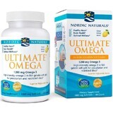 Ultimate Omega 3, 1280 mg, gelatina de pescado con limón 60 cápsulas Nordic Naturals