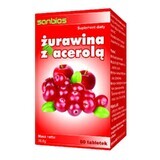 Cranberry with acerola 60 tablets SANBIOS