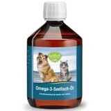 Omega-3 para perros y gatos aceite de pescado marino EPA y DHA 500 ml Tierlieb Sanct Bernhard