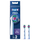 Cepillo de Dientes Eléctrico 3D White, 2 pcs, Oral-B