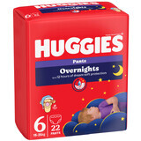 Braga de noche Elite Soft Overnights Elite Soft Overnights Nr.6, 15-25 kg, 22 piezas, Huggies